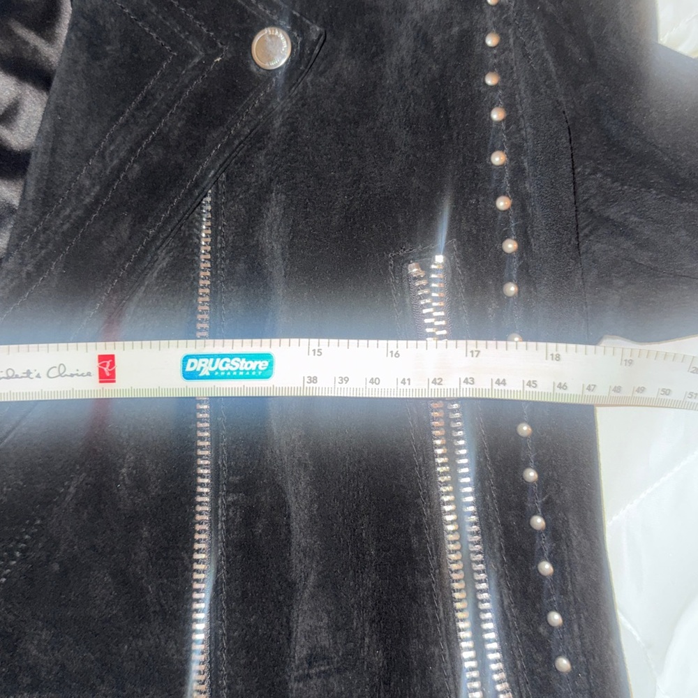 Blank NYC Black Studded Suede Jacket - Picture 8 of 8